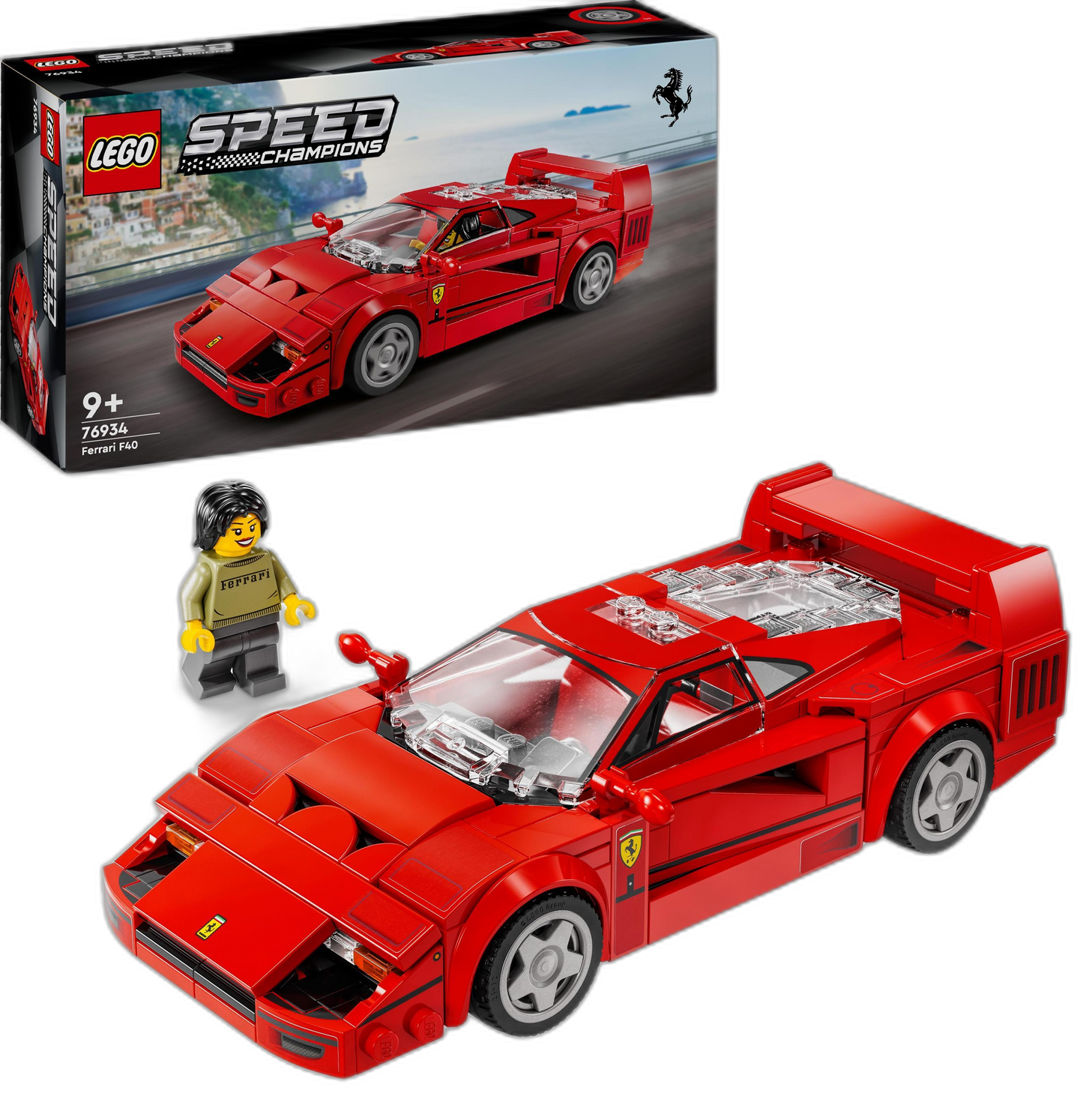 LEGO Speed Champions Ferrari F40, 198 Teile, ab 8 Jahren