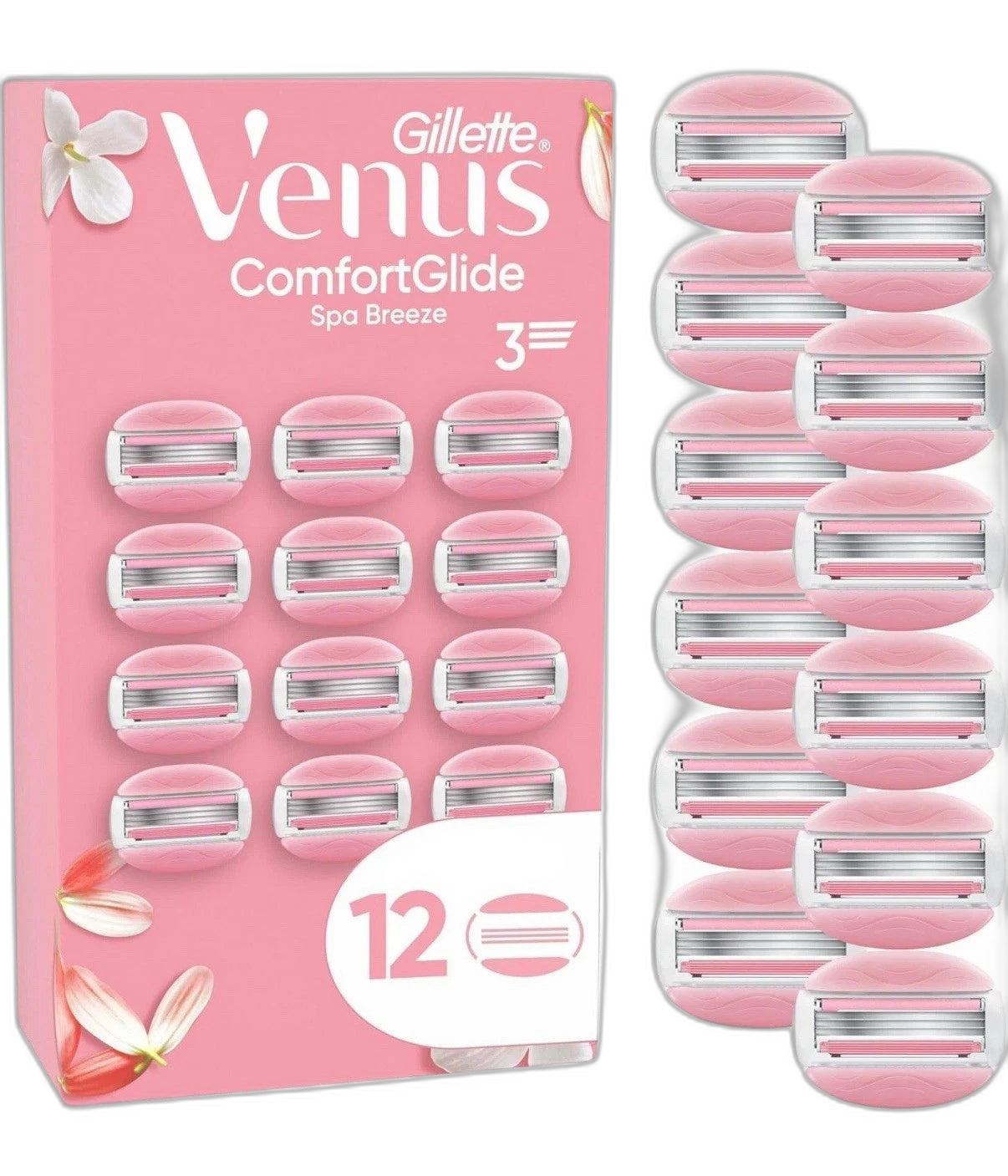 Gillette Venus Comfortglide Spa Breeze Rasierklingen 12 Stück