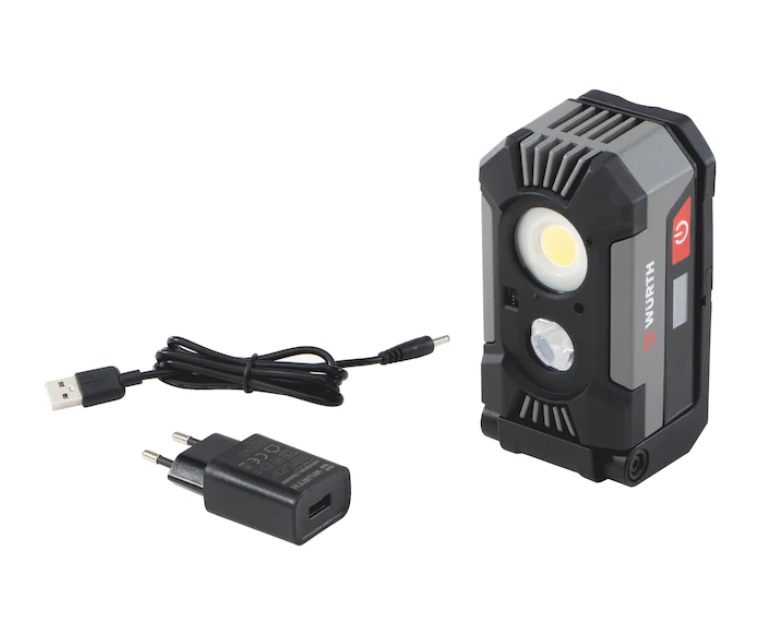 Würth AKKU-LED-ARBEITSLEUCHTE MINI MULTI Arbeitslampe Handlampe LCD Display