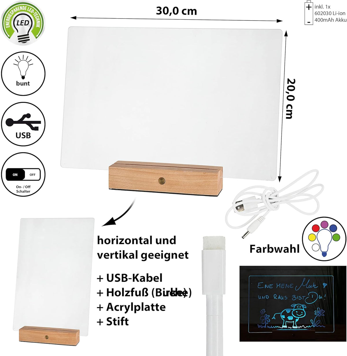 LED Message Board Beleuchtung