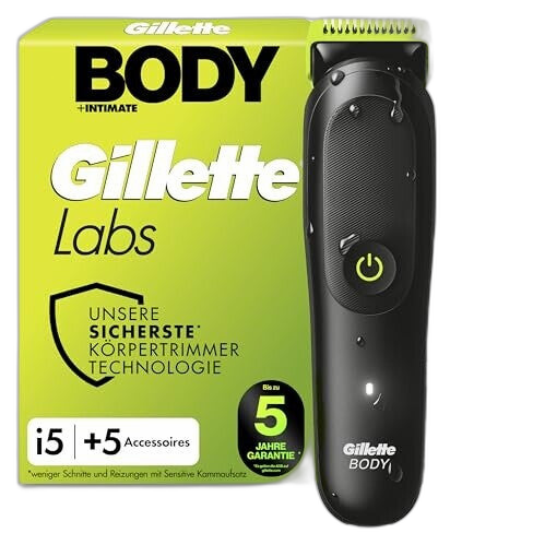 Gillette Labs Haartrimmer i5 – Präzisionstrimmer, wiederaufladbar