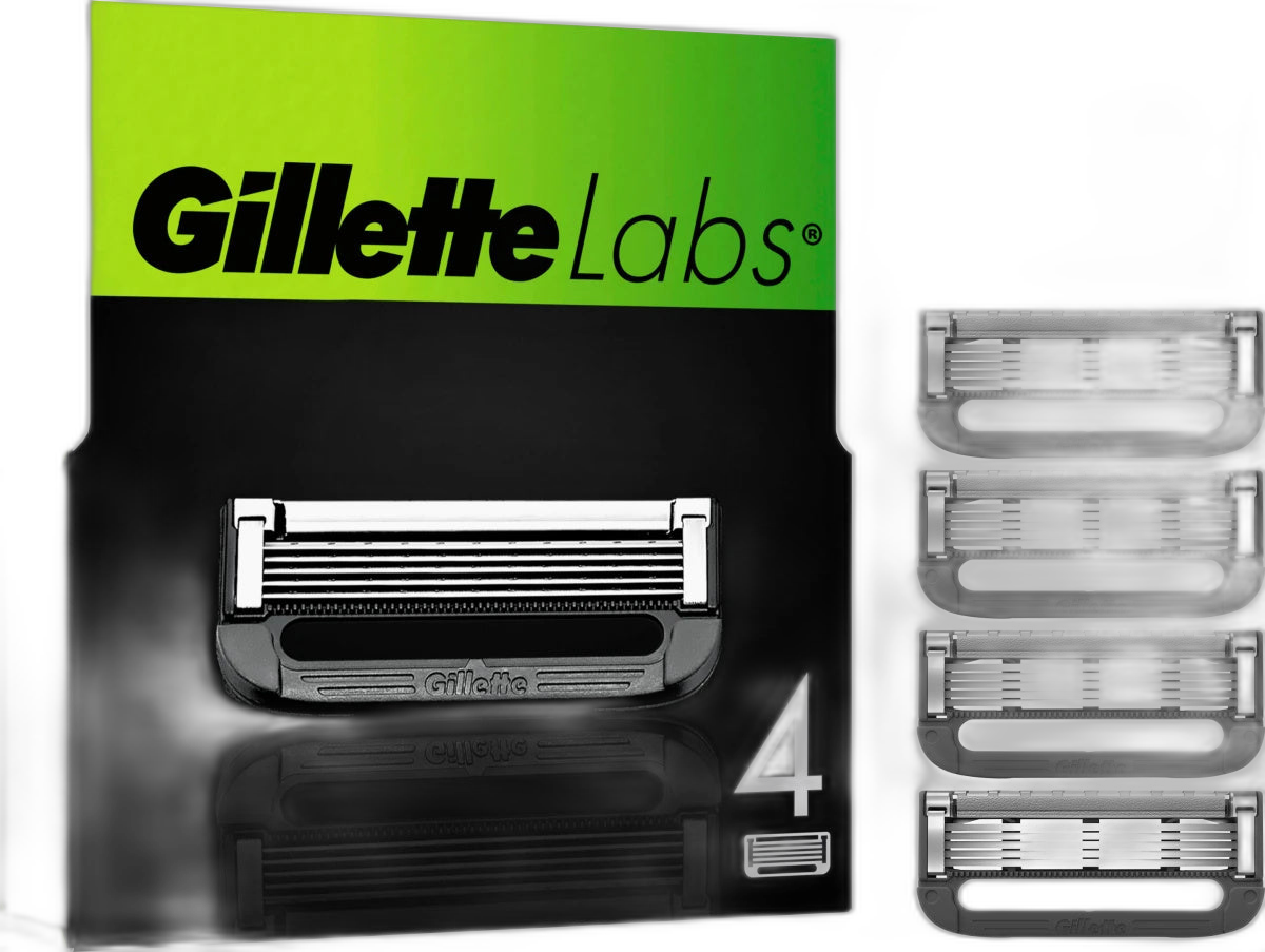 Procter & Gamble Rasierklingen, 4 Stück, kompatibel mit GilletteLabs
