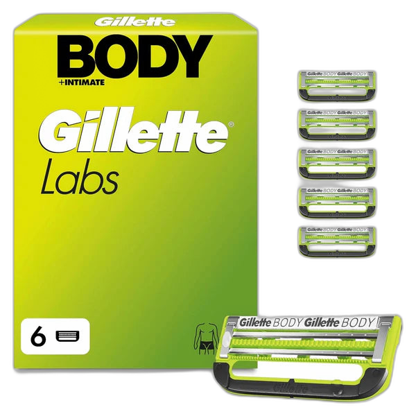 Gillette Face Labs Rasierklingen 6er Pack, Präzisionsklingen