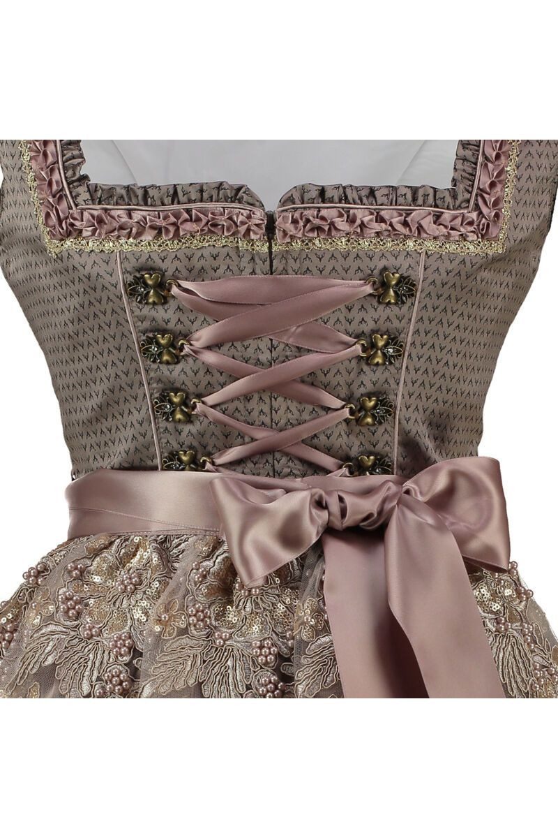 Krüger Dirndl Leya Kollektion MADL 419268 50 cm Rocklänge braun