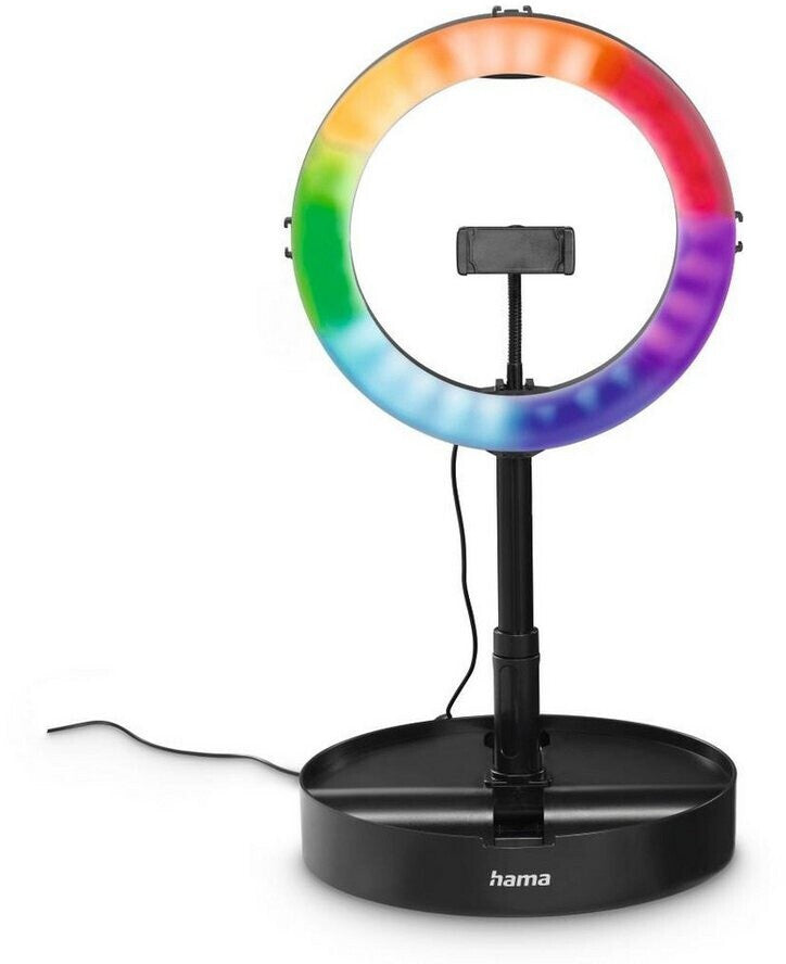 Hama LED-RGB-Ringleuchte SpotLight FoldUp RGB 102 , Smartphone-Set, faltbar (00004665)