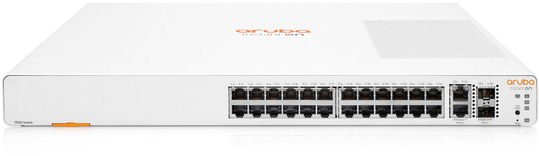 HPE Aruba Instant On 1960 24G 2XGT 2SFP+ (JL806A) 28-Port Switch