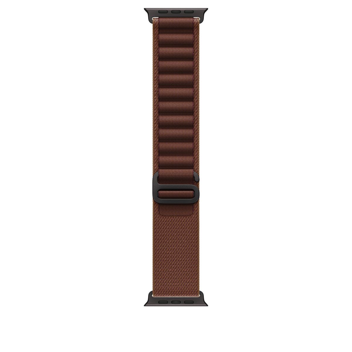 Apple, Alpine Loop 49 mm Large, Titan Schwarz, Smartwatch-Armband, Burgunder
