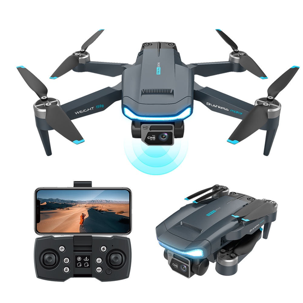 Drone with ESC Camera HD 1080P for Adults, LED Brushless