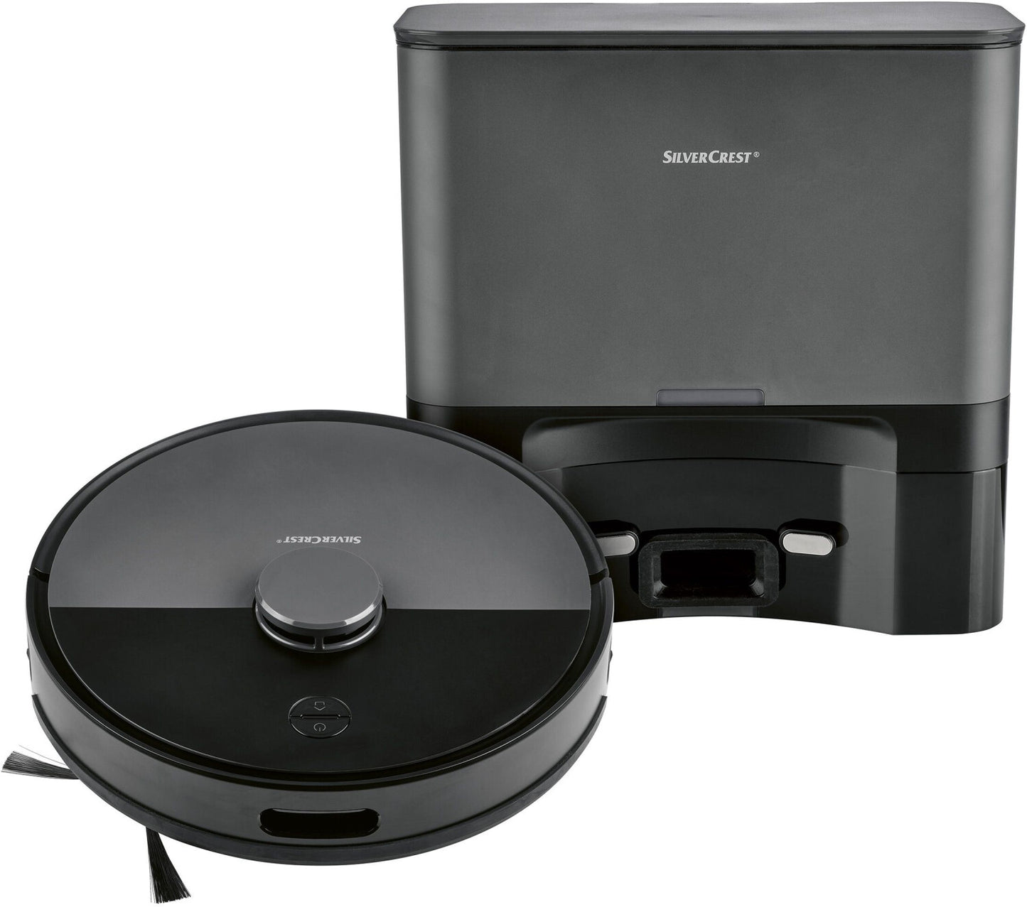 Silvercrest Saugroboter mit Absaugstation und smarte Steuerung SSR AA1