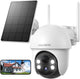 DEATTI 5MP PTZ WLAN-Solar-Überwachungskamera für Außenbereich, 360-Grad-Sicht, Personenerkennung, intelligenter Alarm, kompatibel mit Alexa