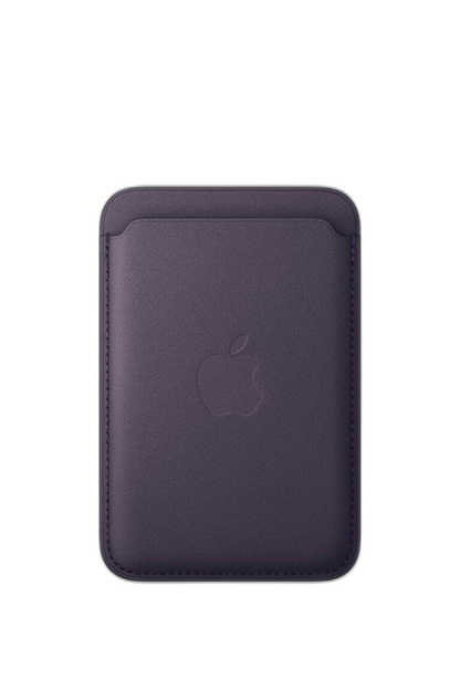 Apple iPhone Feingewebe Wallet mit MagSafe Mitternachtsviolett