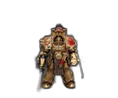 Joy Toy Warhammer The Horus Heresy Actionfigur 1/18 Legio Custodes Aquilon Terminator Squad Aquilon with Infernus Firepike 14 cm