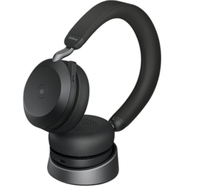 Jabra Evolve2 75 Headset mit Bluetooth und ANC, Schwarz