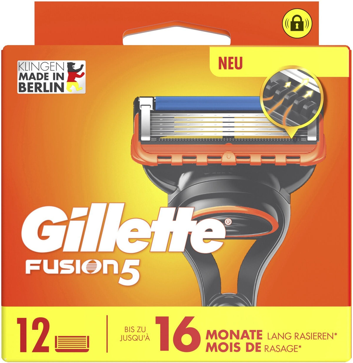 Gillette Rasierklingen, Fusion5 (12 St)