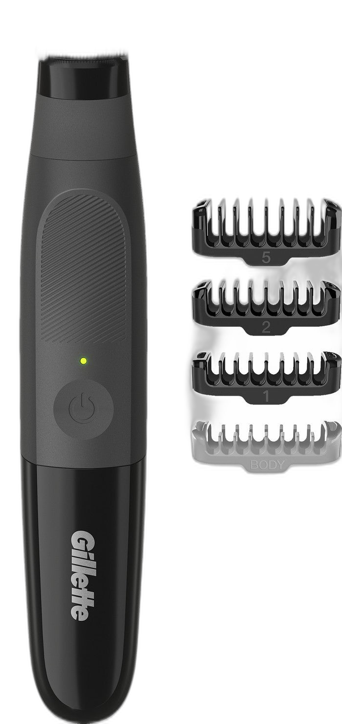 Gillette Fusion One Trimmer mit Aufsätzen, Schwarz