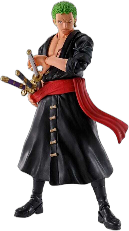 Bandai S.H. Figuarts Roronoa Zoro Figur mit Display-Base
