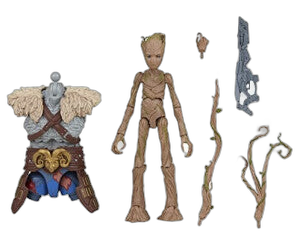 Hasbro Thor: Love and Thunder Marvel Legends Series Actionfigur 2022 Marvel's Korg BAF #6: Groot 15 cm HASF1410