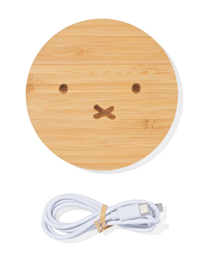 HEMA Kabelloses QI-Ladegerät MIFFY aus Bambus 10W