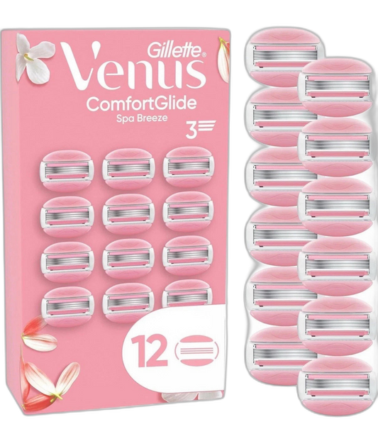 Gillette Venus Comfortglide Spa Breeze Rasierklingen 12 Stück