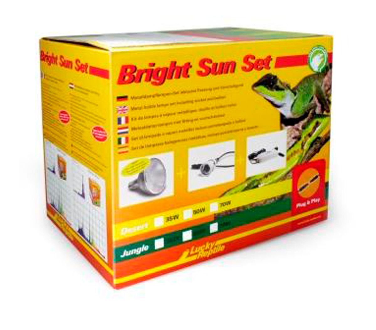 Lucky Reptile Bright Sun Set Jungle