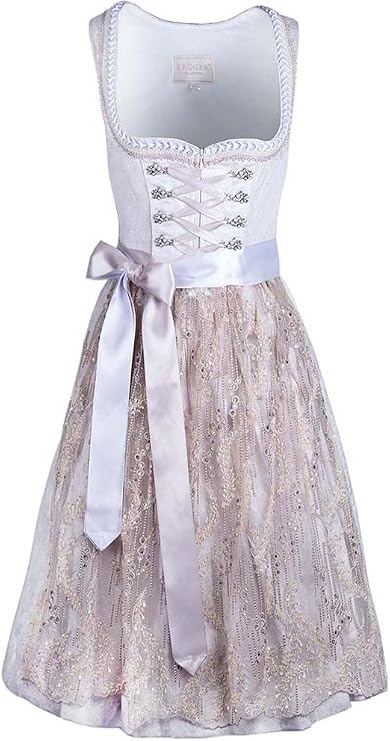 Krüger Collection Dirndl 111264 Roberta Glitzer Natur hell