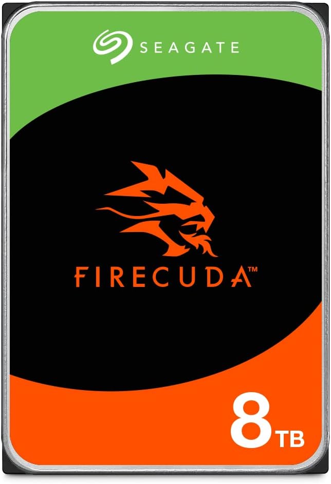 Seagate FireCuda HDD 8TB, Interne Festplatte HDD, 3.5 Zoll, 7200 U/Min, CMR, 256 MB Cache, SATA 6GB/s, silber, inkl. Data Rescue Service