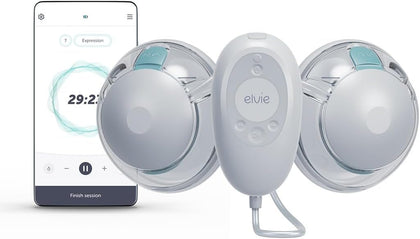 elvie Stride 2 tragbare Doppel-Milchpumpe