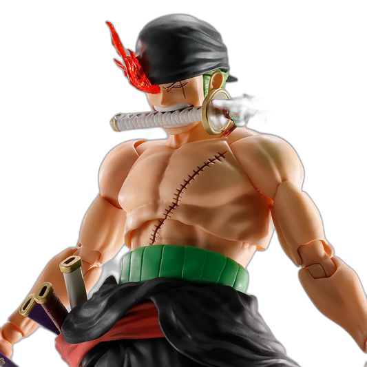 Bandai S.H. Figuarts Roronoa Zoro Figur mit Display-Base