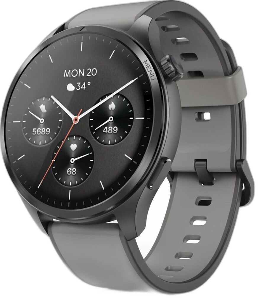 Hama Smartwatch 9000 GPS mit Edelstahlrand