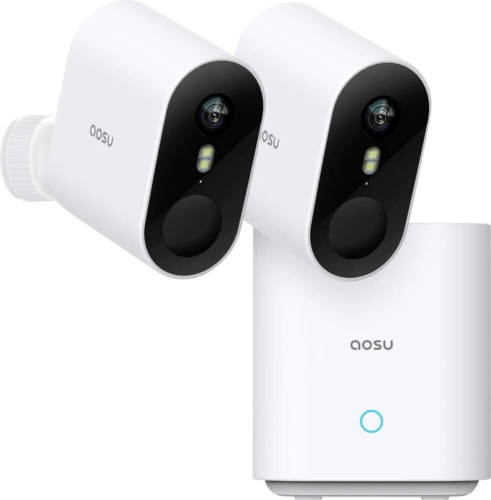 Aosu C6P WLAN IP Kamera Set Überwachungskamera 2048 x 1536 Pixel
