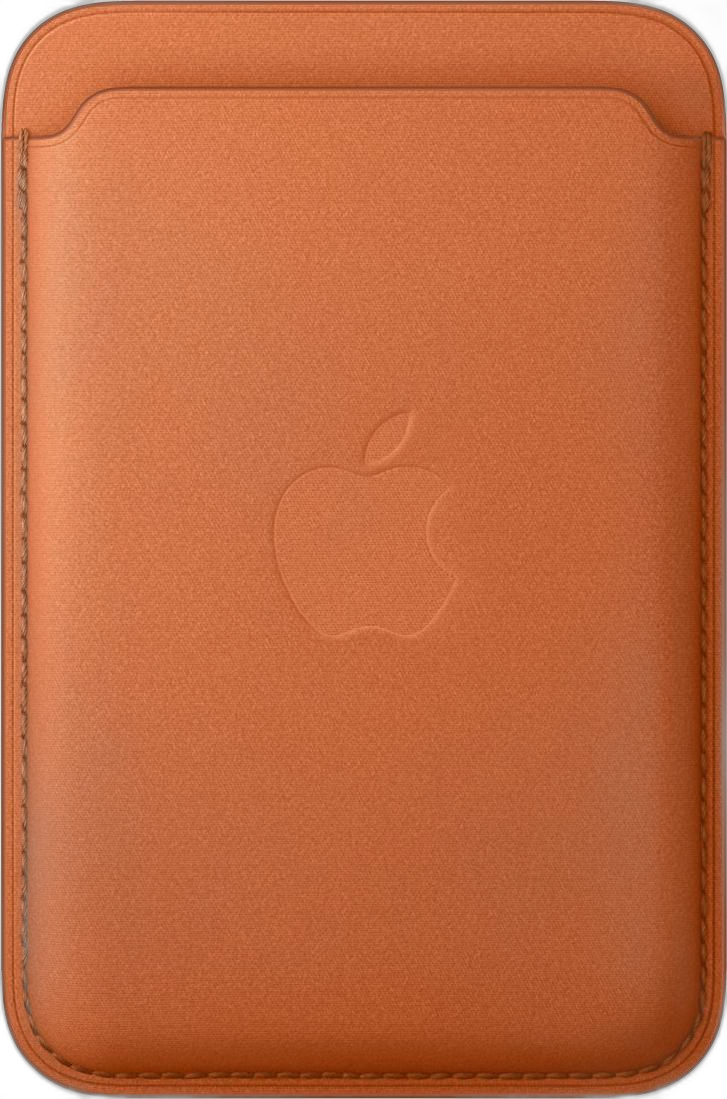 Apple iPhone Feingewebe Wallet in Fuchsrot mit MagSafe
