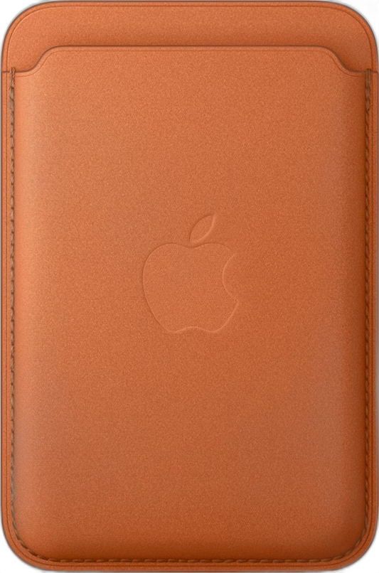 Apple iPhone Feingewebe Wallet in Fuchsrot mit MagSafe