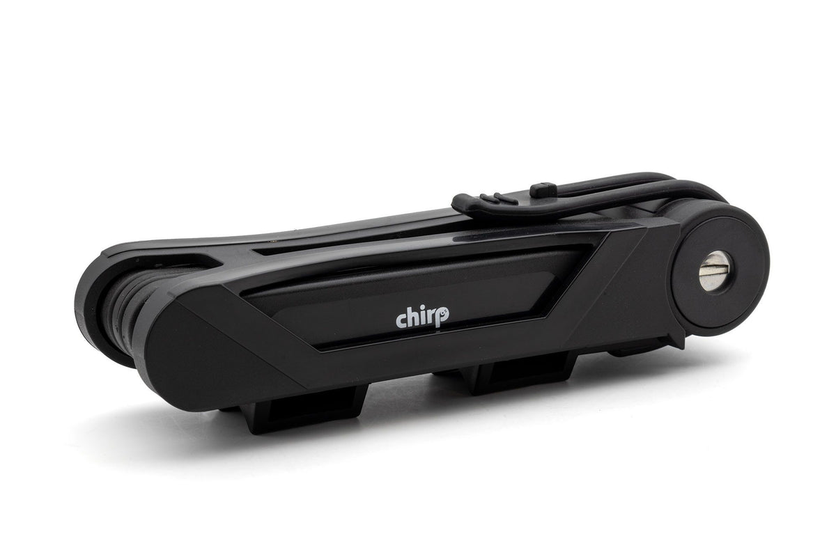 Chirp FL-85 Faltschloss 85cm Schwarz/Grau