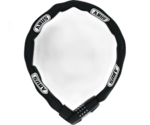 ABUS Kettenschloss Tresor 1385 - Zahlenschloss aus gehärtetem Stahl - 7 mm starke Vierkantkette - ABUS-Sicherheitslevel 7 - 110 cm - Schwarz