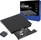 Innovaland Externer DVD-Player – USB 3.0 CD/DVD-Laufwerk mit Netzadapter – Tragbarer CD-Brenner und -Leser für Laptop & Computer – Plug & Play Optisches Externes CD Laufwerk für Windows 11 & Mac OS