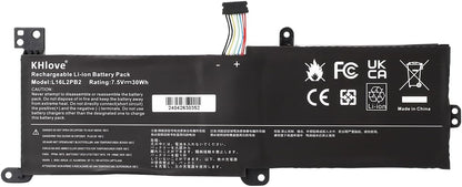 KHlove Laptop Akku für IdeaPad 320 L16M2PB1 L16M2PB2 L16C2PB2 L16L2PB2 5,2Ah