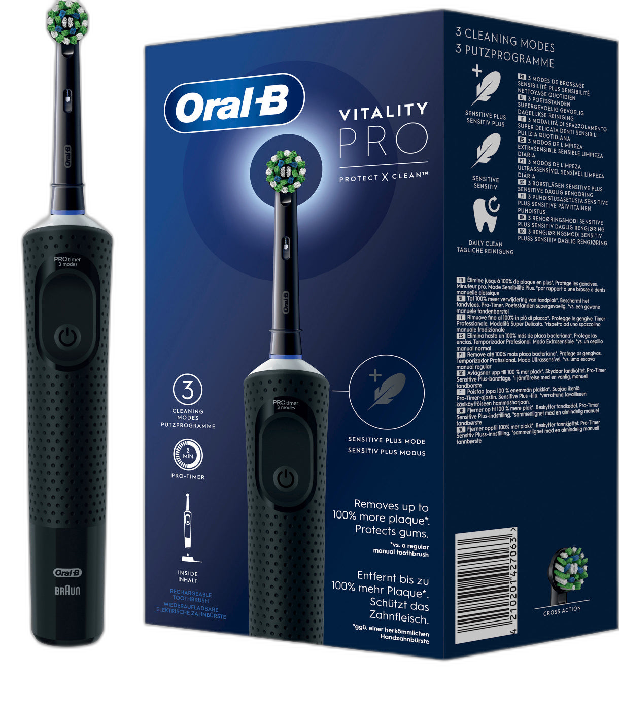 Braun Oral-B Vitality Pro elektrische Zahnbürste mit Verpackung