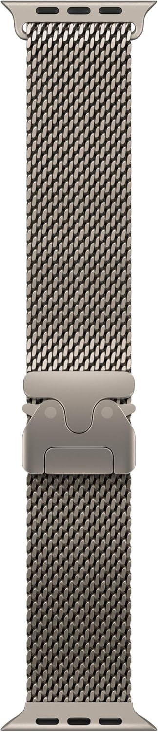 Apple 49mm Milanaise Armband Titan Natur L