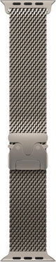 Apple 49mm Milanaise Armband Titan Natur L