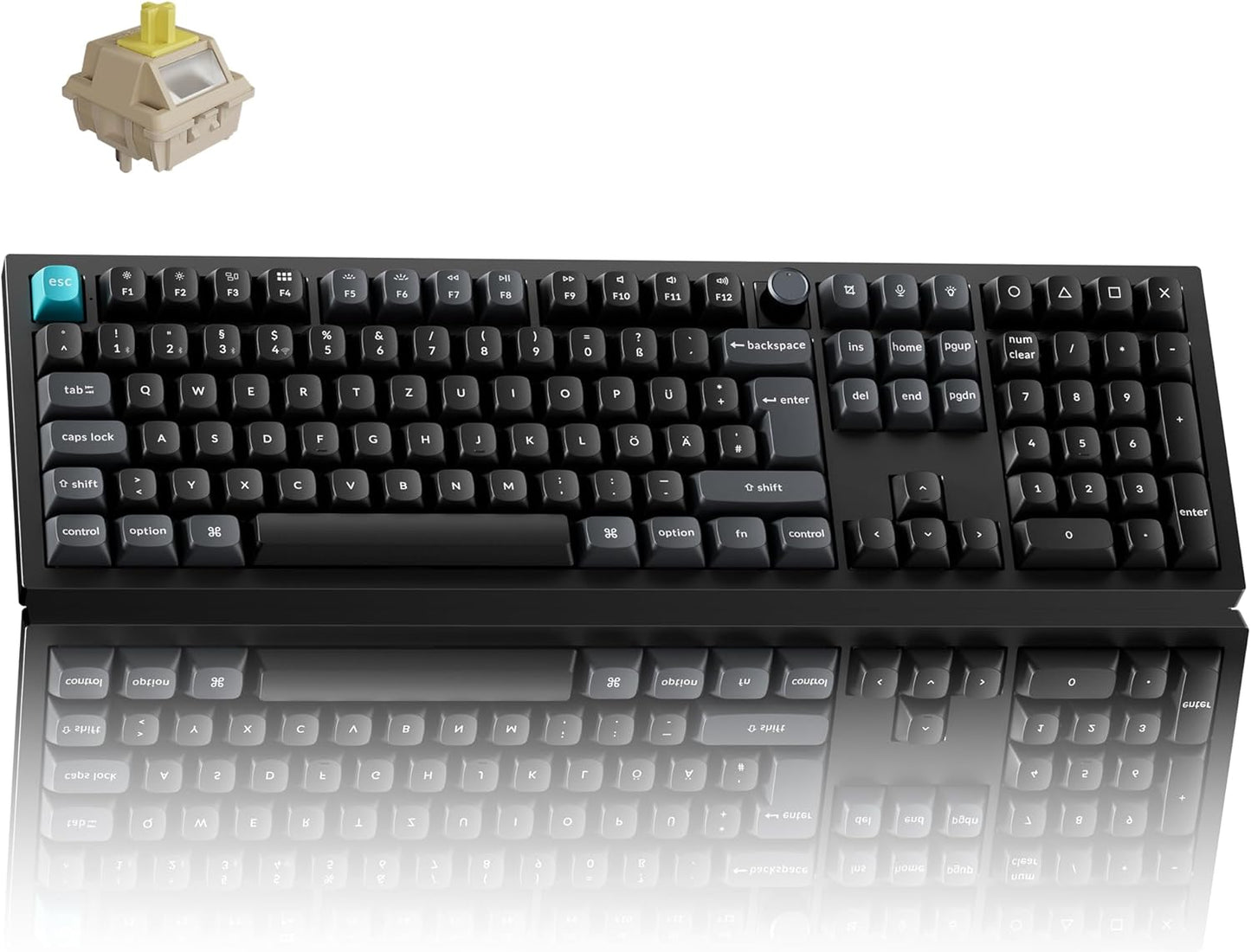 Keychron Q6 Ultra 8K – Kabellose mechanische Tastatur mit ISO-QWERTZ