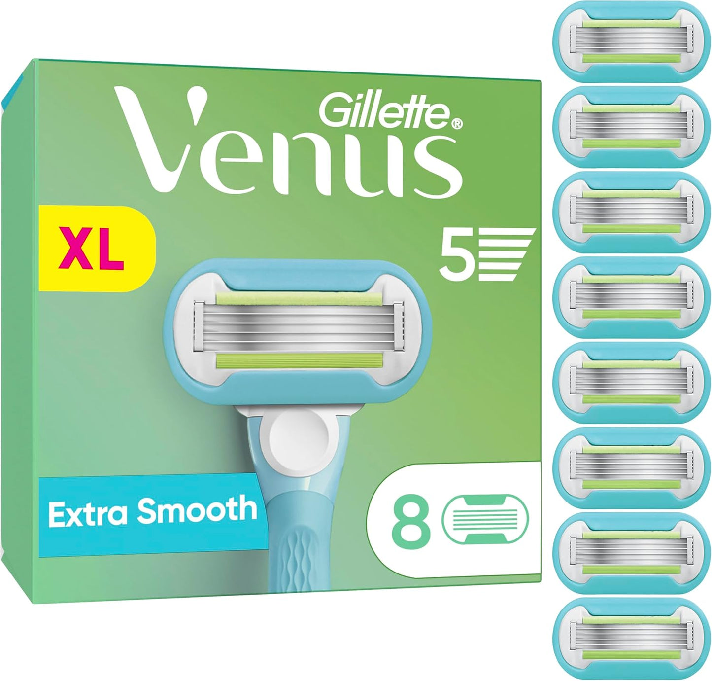 Gillette Venus Extra Smooth Systemklingen (8 Stk.)