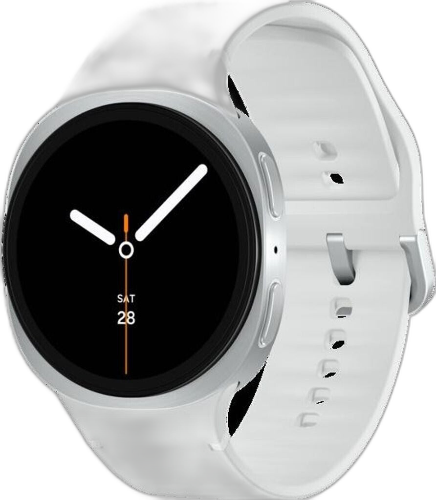 Samsung Galaxy Watch8 44mm Silber mit AMOLED-Display