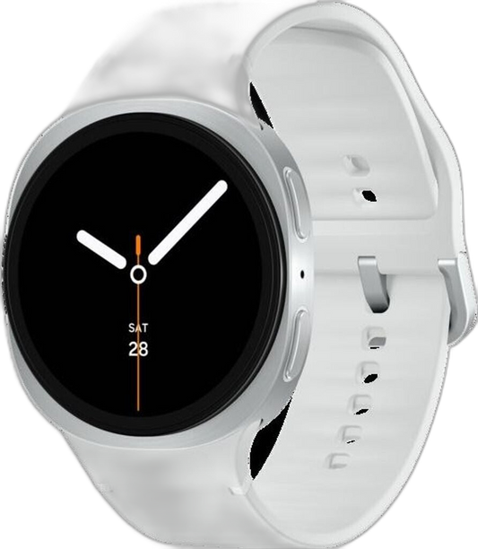 Samsung Galaxy Watch8 44mm Silber mit AMOLED-Display