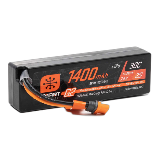 Spektrum Smart G2 LiPo Akku 7.4V 1400mAh 30C IC2