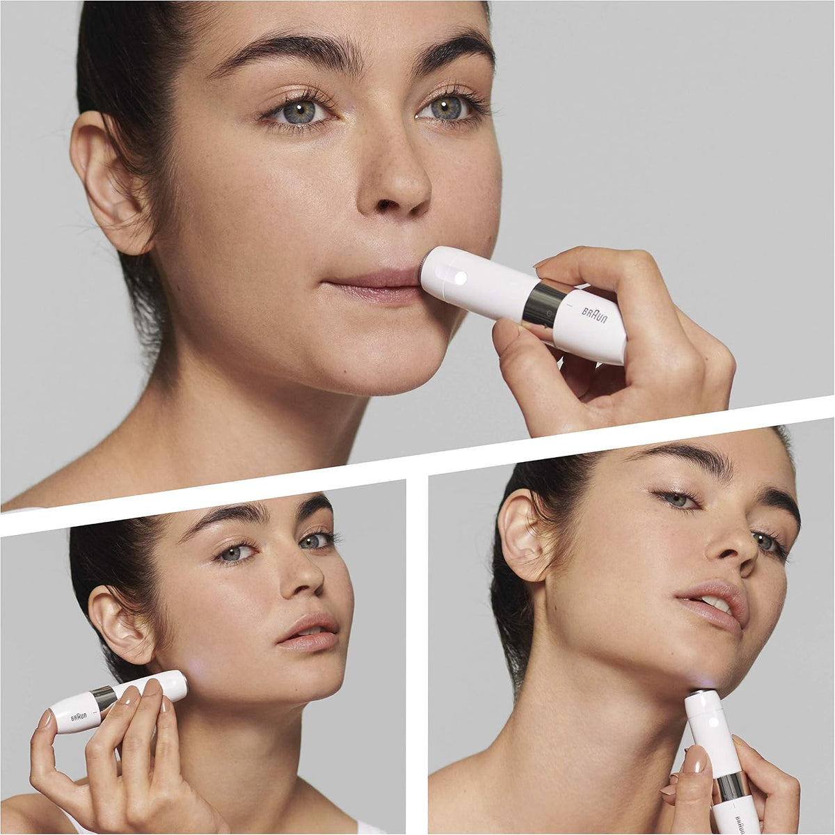 Braun Mini Hair Remover FS1000 Ladyshaver für Unterwegs mit Licht