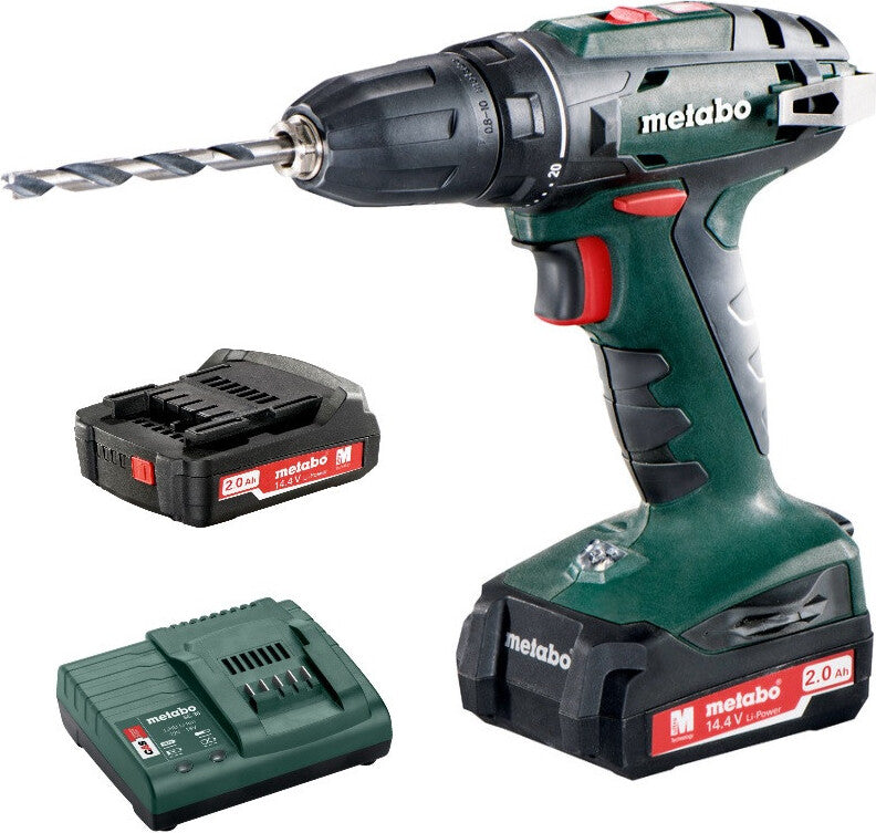 Metabo BS 14.4 Akku-Bohrschrauber 2x14,4V