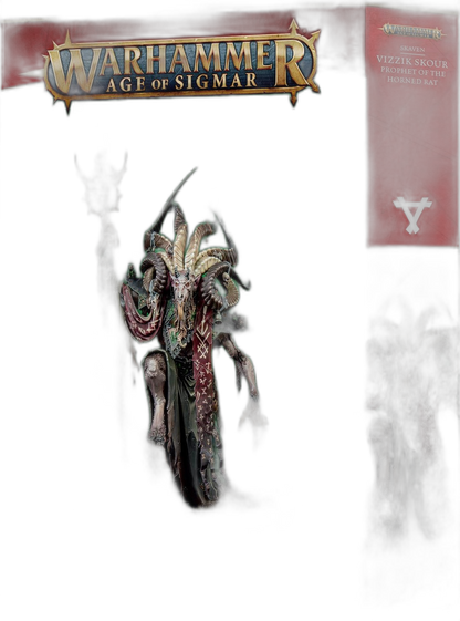 Games Workshop Skaven Vizzik Skour Prophet Figur