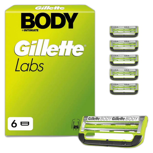 Gillette Face Labs Rasierklingen 6er Pack, Präzisionsklingen