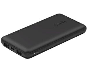 Belkin BoostCharge - Powerbank - 10000 mAh - 15 Watt - 3 Ausgabeanschlussstellen (24 pin USB-C, 2 x USB)