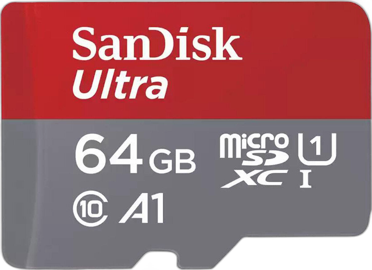 SanDisk Ultra microSDXC Speicherkarte 64GB, Class 10, 140MB/s